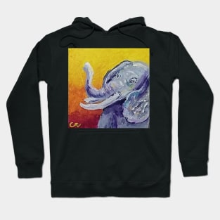 Elephant at Sunset II Hoodie